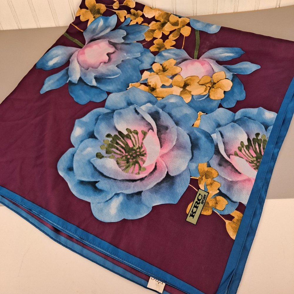 Floral Scarf Made in Turkey by KRC Sport